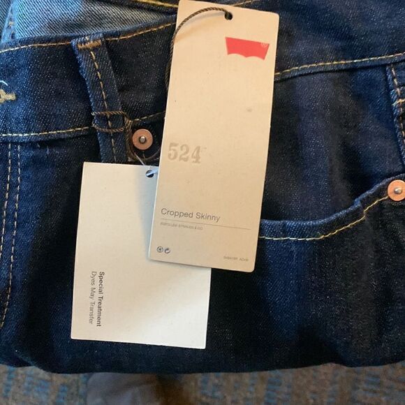 LEVIS, cropped skinny, NWT, size 11,. 30 waist, great style - Picture 13 of 14